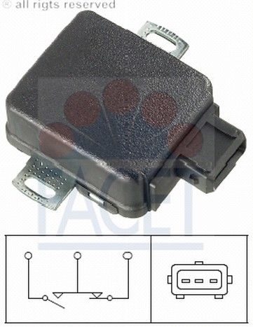 SENSOR GAZ KELEBEGI POZISYON- MAZDA 323 1989-94 TOYOTA COROLLA 1,3/1,6 1988-92