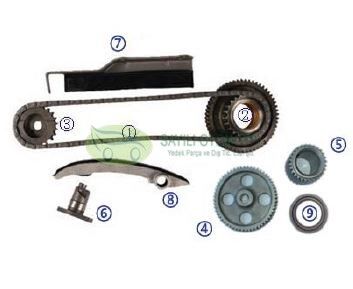 ZINCIR SETI CANTER 2.8 4M40T