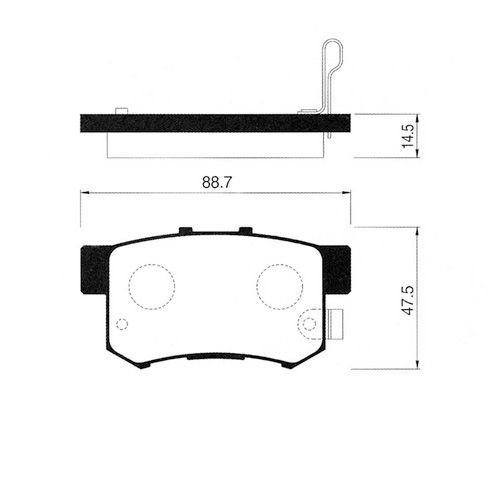 ARKA FREN BALATA - CIVIC 01-16 / ACCORD 90-03 / S2000 99-