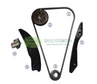 ZINCIR SETI ACCENT BLUE 1.4 1.6  (5 ILERI) (6 PARCA) / ELANTRA 11-