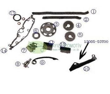 ZINCIR SETI PRIMERA 96- 1.6 GA16 (14 PARCA)