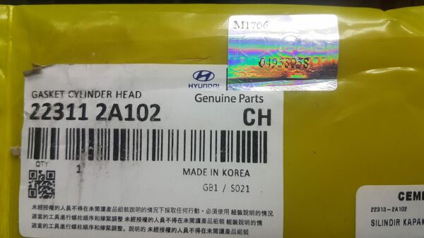 Silindir Kapak Conta Era Dizel 1.15Mm 2 Çeltik