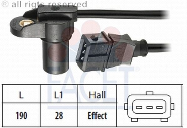 SENSOR GRANK POZISYON (3 FISLI)-ACCENT 95>00 1.3-1.5