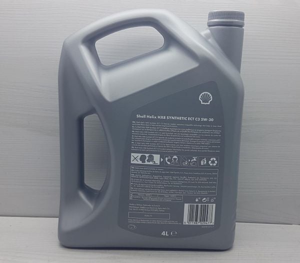 Yağ 5W30 4Lt Shell Helix H*8 Syn Ect C3