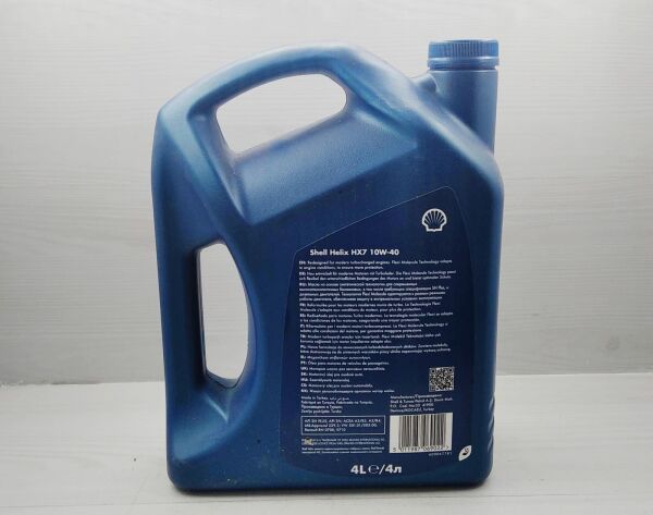 Yağ 10W40 4Lt Shell Helix H*7