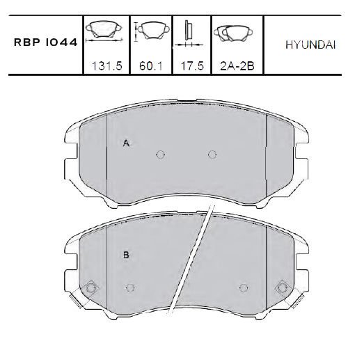 ON FREN BALATA - SPORTAGE 04-09 / TUCSON 04-09 / SONATA 05- / ELANTRA 04-06 / TIGGO 7 PRO 23-