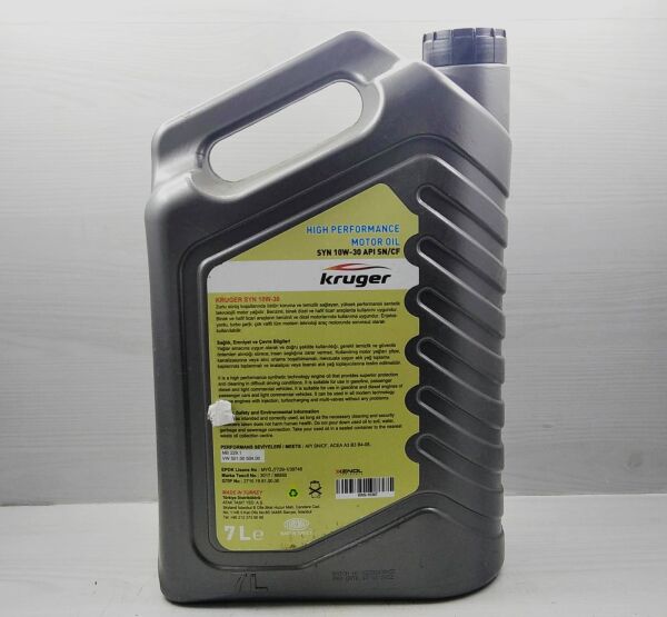 Yağ 10W30 7Lt Kruğer