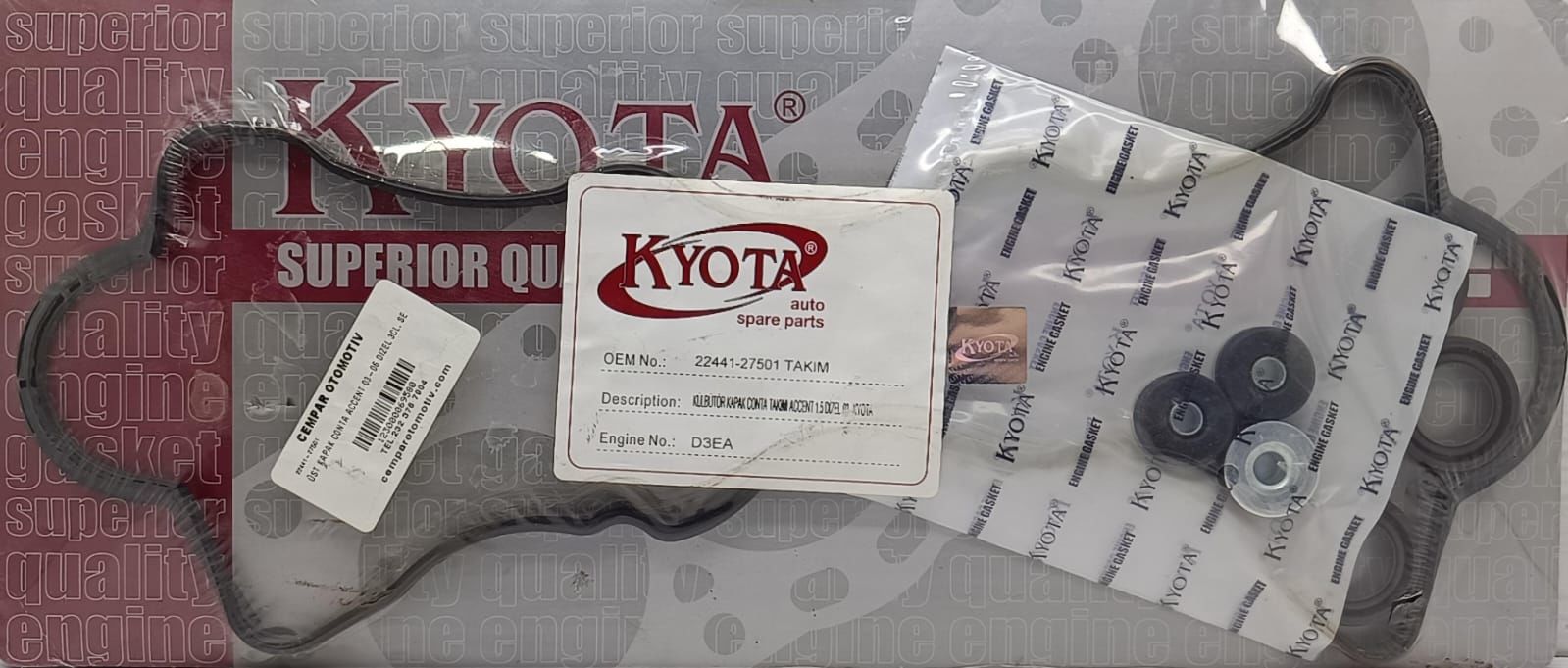 Üst Kapak Conta Accent 2003-2006 Dizel 3Cl. Set