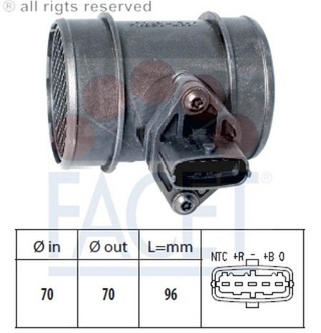 HAVA AKIS METRE-ELANTRA 01>/SANTAFE 01>/CARENS 02> 2.0 CRDI  (FACET)