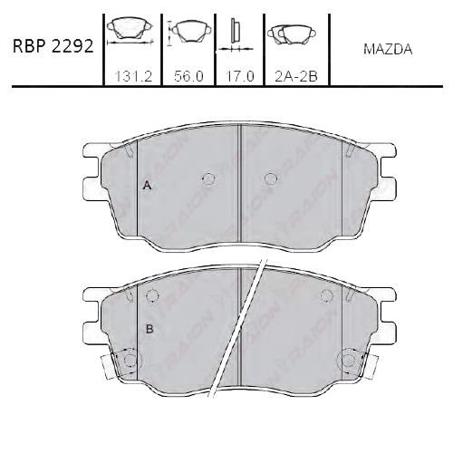 ON FREN BALATA - MAZDA-6 1.8-2.0 03-