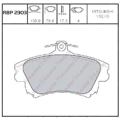 ON FREN BALATA - CARISMA 95-06 15 JANT / COLT 04-12 14 JANT / VOLVO-S40-V40 95-03