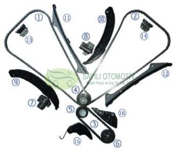 ZINCIR SETI SONATA 05- 3.3 / GENESIS 3.8 V6