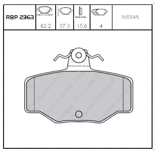 ARKA FREN BALATA - PRIMERA-P11 1.6 96-02