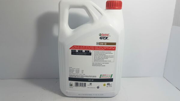 Yağ 20W50 4Lt Castrol Lpğ